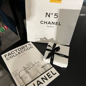 Chanel factory 5 shower gel travel size 5 tubes new sealed